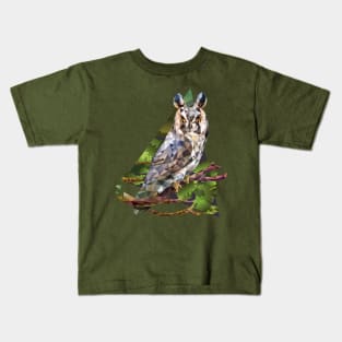 Long-eared owl Kids T-Shirt